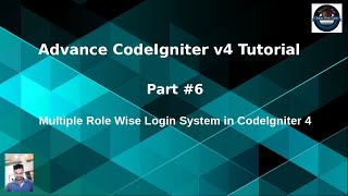 Advance CodeIgniter 4 Framework Tutorials 6 Multiple Authentication Role Wise Login in CodeIgniter [upl. by Casimire]