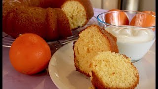 GÂTEAU AU YAOURT ET À LORANGE  RECETTE FACILE ET RAPIDE [upl. by Najar470]