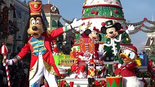 4K Disneys Christmas Parade 2019  La Parade de Noël Disney  Disneyland Paris [upl. by Benedicta77]