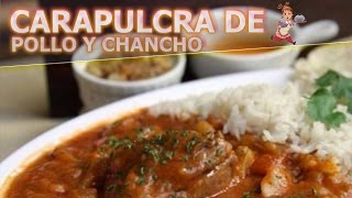 COCINA PERUANA FACIL  CARAPULCRA CON POLLO Y CHANCHO PERUANA  FACIL Y RAPIDO [upl. by France]