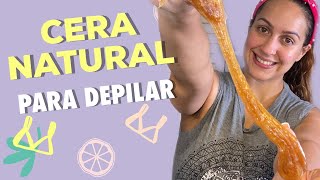 CERA NATURAL PARA DEPILAR  AXILAS  ENTREPIERNAS  ZONA INTIMA Remedios caseros para depilarse [upl. by Cj]