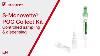 SMonovette® POC Collect Kit for controlled sampling and dispensing [upl. by Ajup]