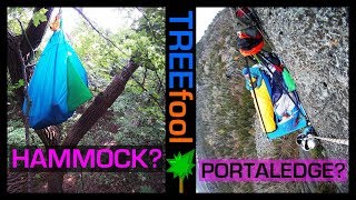 Best Shelter for Tree Camping  Portaledge vs Bat Hammock vs Gathered End [upl. by Mariken]