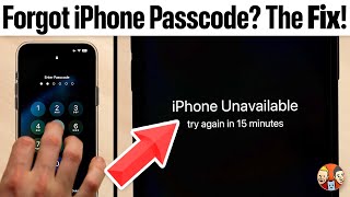 Forgot iPhone Passcode Heres The Fix 2023 [upl. by Anatnom]