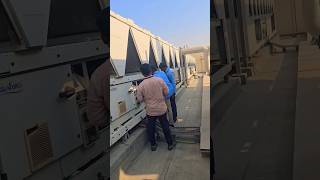 Chiller hvac technician  hvac repair hvac chillerhvac shortsvideo [upl. by Adeys]