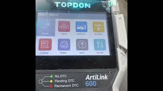 Topdon Artilink 600 fresh out of the box basic video more in depth to come [upl. by Ridglee]