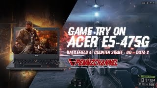 InGame Test Acer Aspire E5 475G Geforce 940MX gaming performance [upl. by Ennaeilsel]