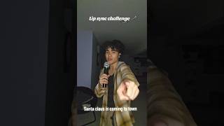 Lip sync challenge on a new song lipsync jshlatt content christmas challenge funny goodvibes [upl. by Elyr]