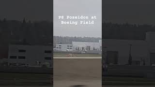 P8 Poseidon at Boeing Field aviation military p8poseidon plane airplane [upl. by Noraed88]