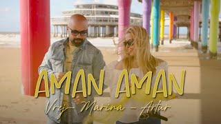 Vrej Sahagian amp Marina Hakobyan ft Artur Petrosyan  Aman Aman  Official Music Video [upl. by Arri971]