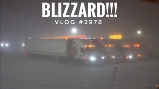 BLIZZARD  My Trucking Life  Vlog 2978 [upl. by Lamarre]