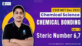 Steric Number Chemical Bonding CSIR NET  Steric Number 67 [upl. by Durware]