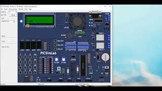 Microcontroller Systems  PICSimLab  ADC  LM35 Temperature Sensor Reading [upl. by Baumbaugh]