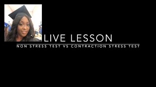 NonStress Test VS Contraction Stress Test in Nursing [upl. by Yelmene]