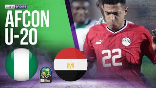 Nigeria vs Egypt  AFCON U20 HIGHLIGHTS  02222023  beIN SPORTS USA [upl. by Hung]