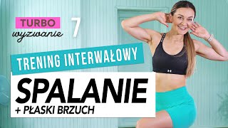 TURBO WYZWANIE 7 HIIT spalanie  brzuch 🔥 Monika Kołakowska [upl. by Dloreg]