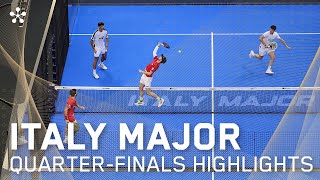 BNL Italy Major Premier Padel Highlights day 5 men [upl. by Yanttirb]