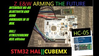 HC05 BLUETOOTH MODULE WITH STM32 [upl. by Roselyn566]