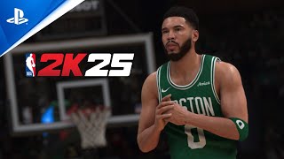 NBA 2K25 Official Gameplay Trailer  Cover Athlete Jayson Tatum Reveal [upl. by Uni]