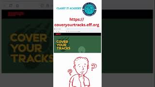 COVERYOURTRACKS BROWSER TESTING WEBSITE education classyitacademy cybersecurity computer gk [upl. by Noerb]