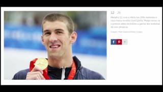 As 26 medalhas Olímpicas de Michael Phelps [upl. by Ahsai]