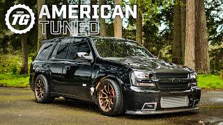 Chevrolet Trailblazer SS 1000hp Turbocharged Burnout Machine  American Tuned Ft Rob Dahm [upl. by Eivets]