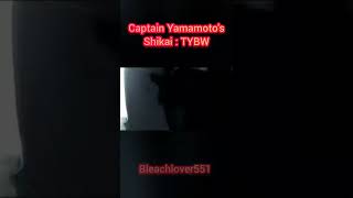 Captain Yamamotos Shikai English dub bleach bleachtybw shikai [upl. by Oirevas67]