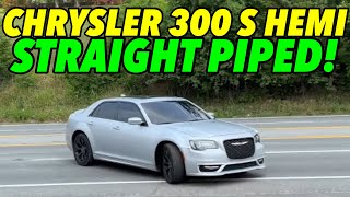 2023 Chrysler 300 S 57L HEMI V8 w STRAIGHT PIPES [upl. by Horodko]