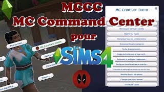 MC Command Center sur les SIMS 4  Comment fonctionnetil [upl. by Ruenhs579]