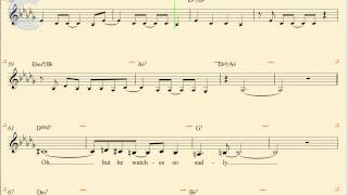 Vocal  Girl from Ipanema  Stan Getz  Sheet Music Chords amp Vocals [upl. by Anirpas599]