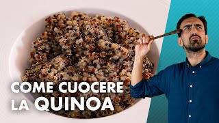 Come cuocere la quinoa TUTTORIAL [upl. by Ronel]