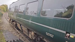 GWR Class 158s are seen leaving Trowbridge with tones [upl. by Warwick15]