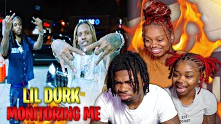 DURK RODE THIS Lil Durk  Monitoring Me Official Video  REACTION [upl. by Dareg]