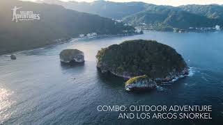 Combo Outdoor Adventure  Los Arcos Snorkel  Vallarta Adventures [upl. by Demmer284]