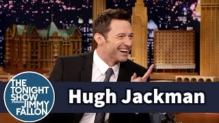 Hugh Jackman Shows Jimmy How to Really Eat Vegemite [upl. by Alegnaed]