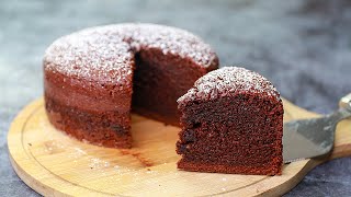 Chocolate Condensed Milk Cake  Eggless amp Without Oven  Yummy [upl. by Naira]