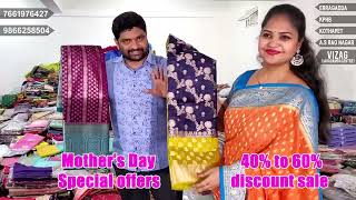 Latest Mothers day special 60 Sarees Collection  Episode51942  Vigneshwara Silks  motherday [upl. by Edniya]