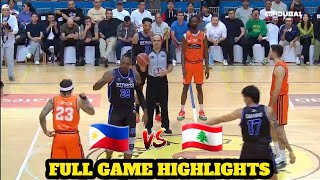 Strong Group PH vs Homenetmen Lebanon Full Game Highlights  33rd Dubai International Basketball [upl. by Marela]