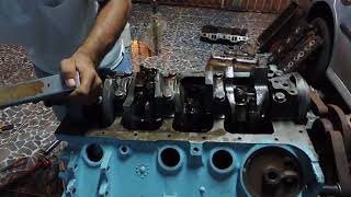 Montagem motor Dodge DartCharger nacional 318 Parte 3 [upl. by Ylicic75]