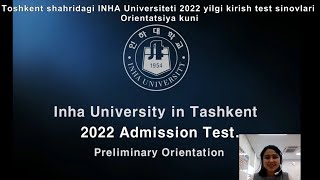 2022 IUT Admission Orientation and Entrance Exam Tutorial Video [upl. by Henigman]