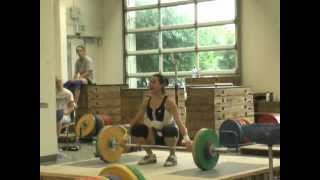 Best Training Sequence Ever Natalie Burgener works up to 103 kg [upl. by Ciapas]