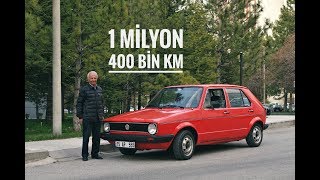 39 YILDA 1400000 KM  VOLKSWAGEN GOLF MK1 1979 [upl. by Anailuj]