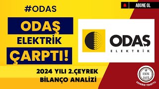 ODAS ODAŞ ELEKTRİK BİLANÇOSU ÇARPTI 20242ÇEYREK [upl. by Abad]