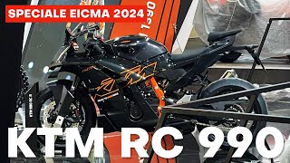 KTM RC 990 R Black 2025  Walkaround EICMA 2024 [upl. by Estas]