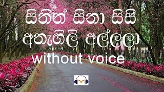 Sithin Sina Sisi Karaoke without voice සිතින් සිනා සිසි [upl. by Nodal896]