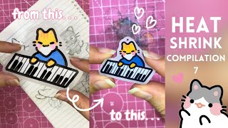 💖SHRINK PLASTIC COMPILATION💖 DIY SHRINK PLASTIC [upl. by Etnaik]