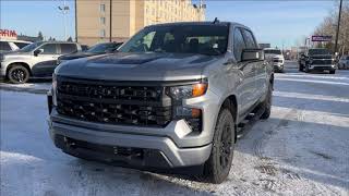 2024 Chevrolet Silverado 1500 Custom Review  Wolfe Chevrolet Edmonton [upl. by Laurena]