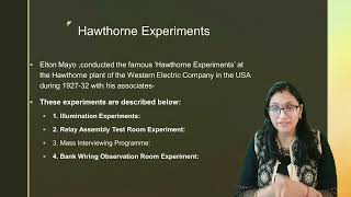 Hawthorne Experiment quick revision conclusion ugcnet mba psubbamanagement drbarkhagupta [upl. by Meil567]