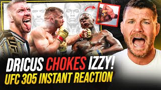 BISPING reacts to UFC 305 quotDricus CHOKES IZZYquot  Du Plessis vs Adesanya INSTANT REACTION [upl. by Odyssey]