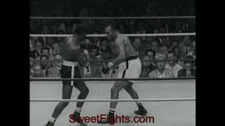 Ezzard Charles vs Jersey Joe Walcott 3  1080p 60fps [upl. by Kress483]